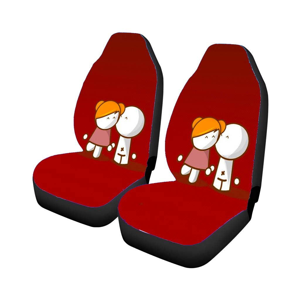 Kiss Vector Car Seat Covers