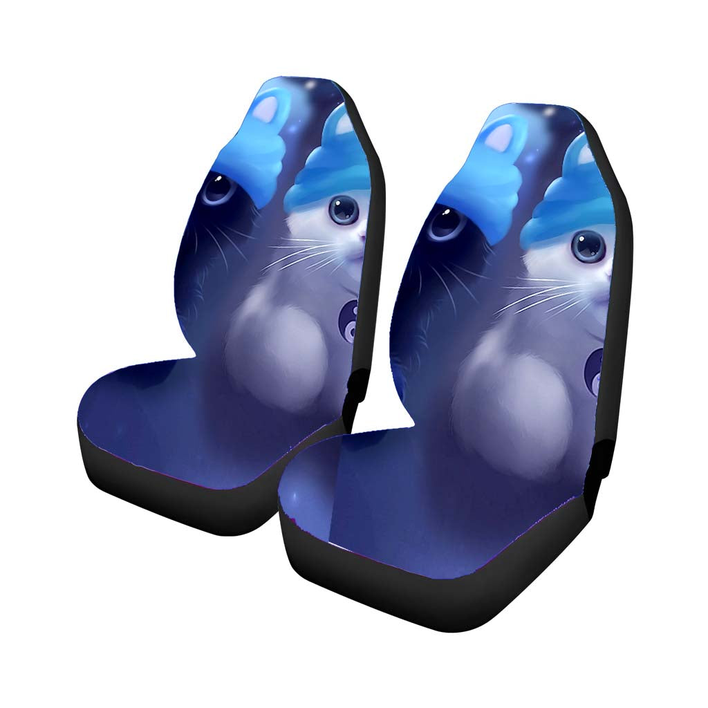 Kitty Yin And Yang Car Seat Covers
