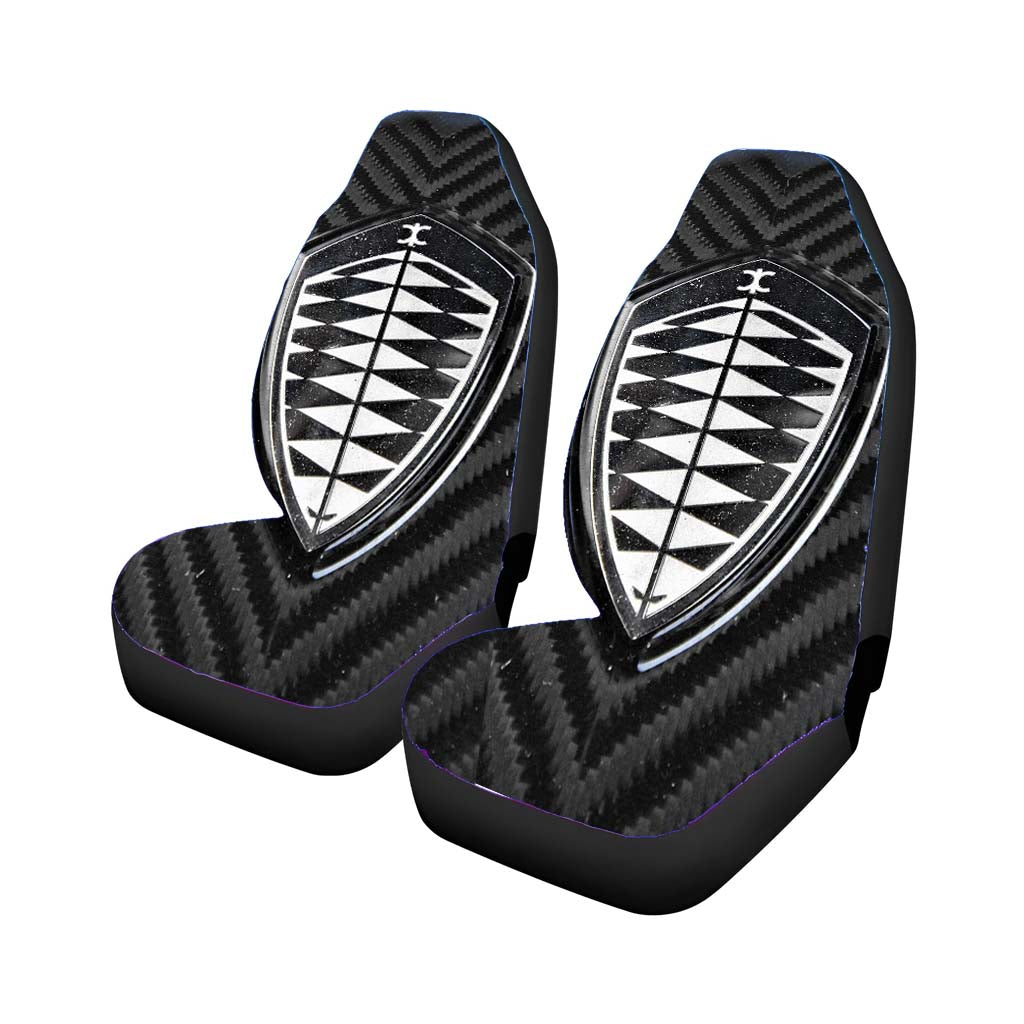Koenigsegg Agera Rs Black White Emblem Car Seat Covers