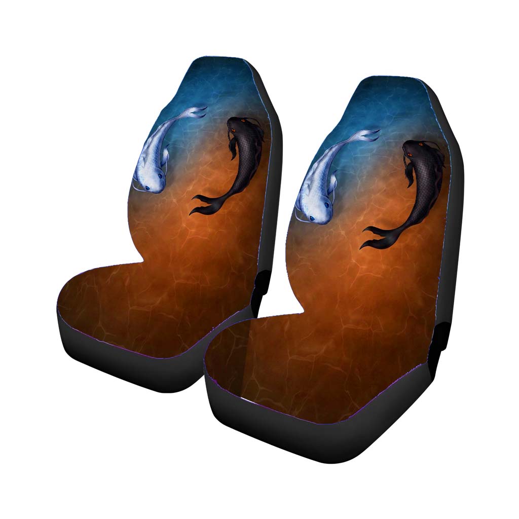 Koi Fish Art Car Seat Covers