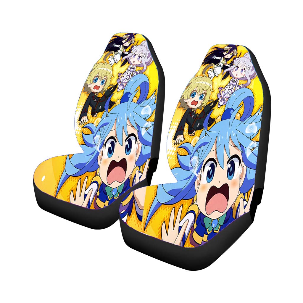 Konosuba Overlord Re Zero Tanya The Evil Car Seat Covers