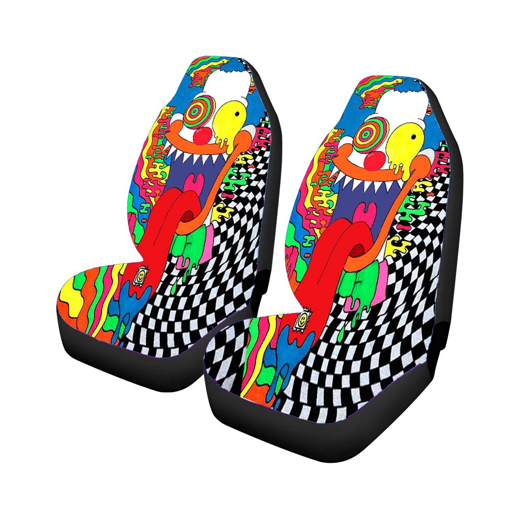 Krusty The Clown On Car Seat Covers