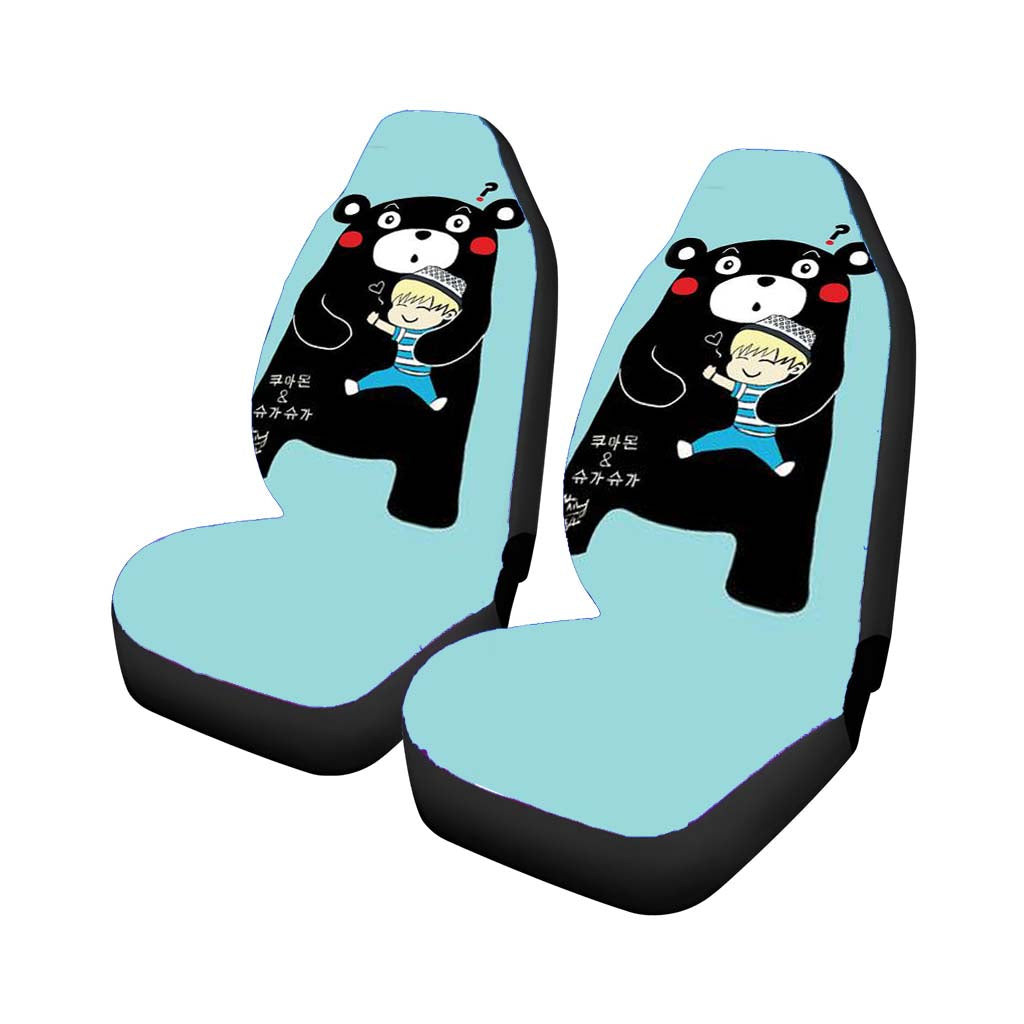 Kumamon And Suga Car Seat Covers