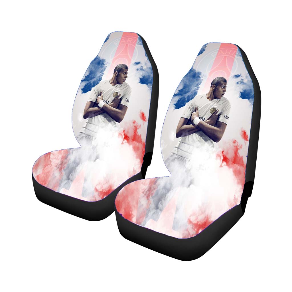 Kylian Mbappe Paris Saint Germain Smoke Car Seat Covers