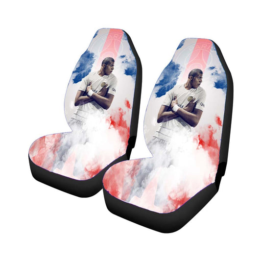 Kylian Mbappe Paris Saint Germain Smoke Car Seat Covers