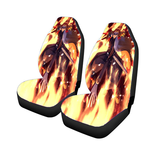 Kyojuro Rengoku Fire Power Demon Slayer Car Seat Covers