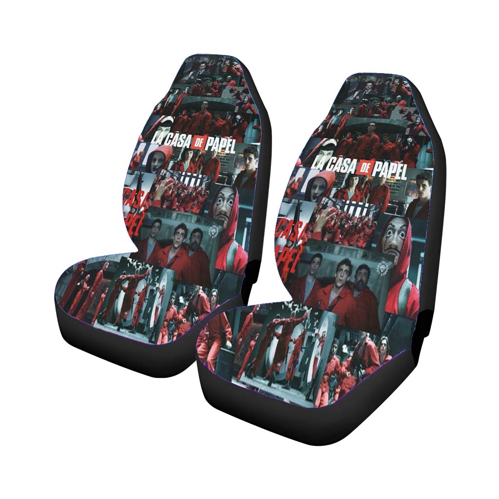 La Casa De Papel Money Heist Collage Car Seat Covers