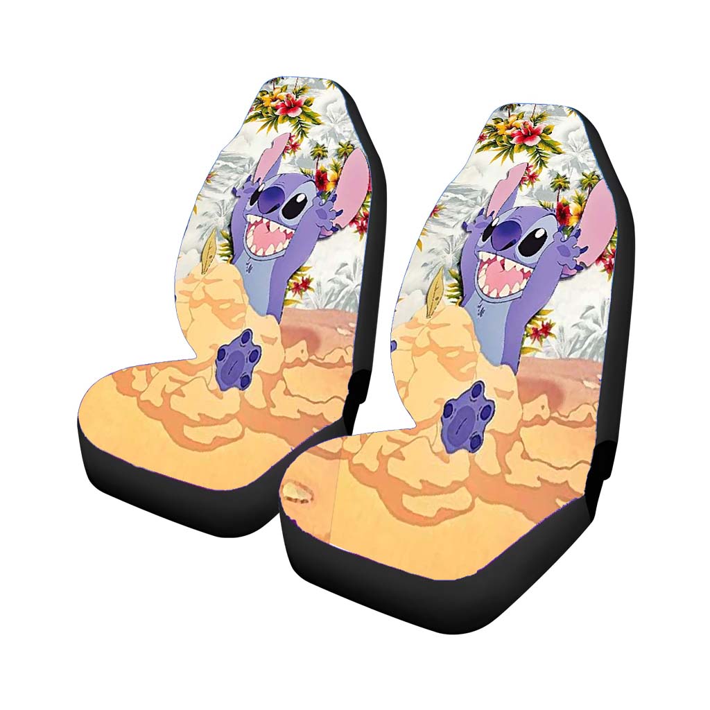 Lilo And Stitch In Sand Car Seat Covers