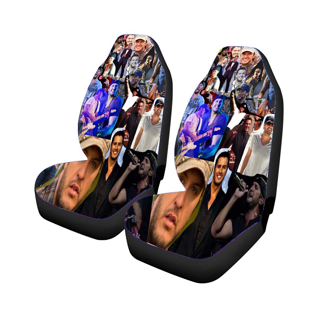 Luke Bryant Photo Collage Car Seat Covers