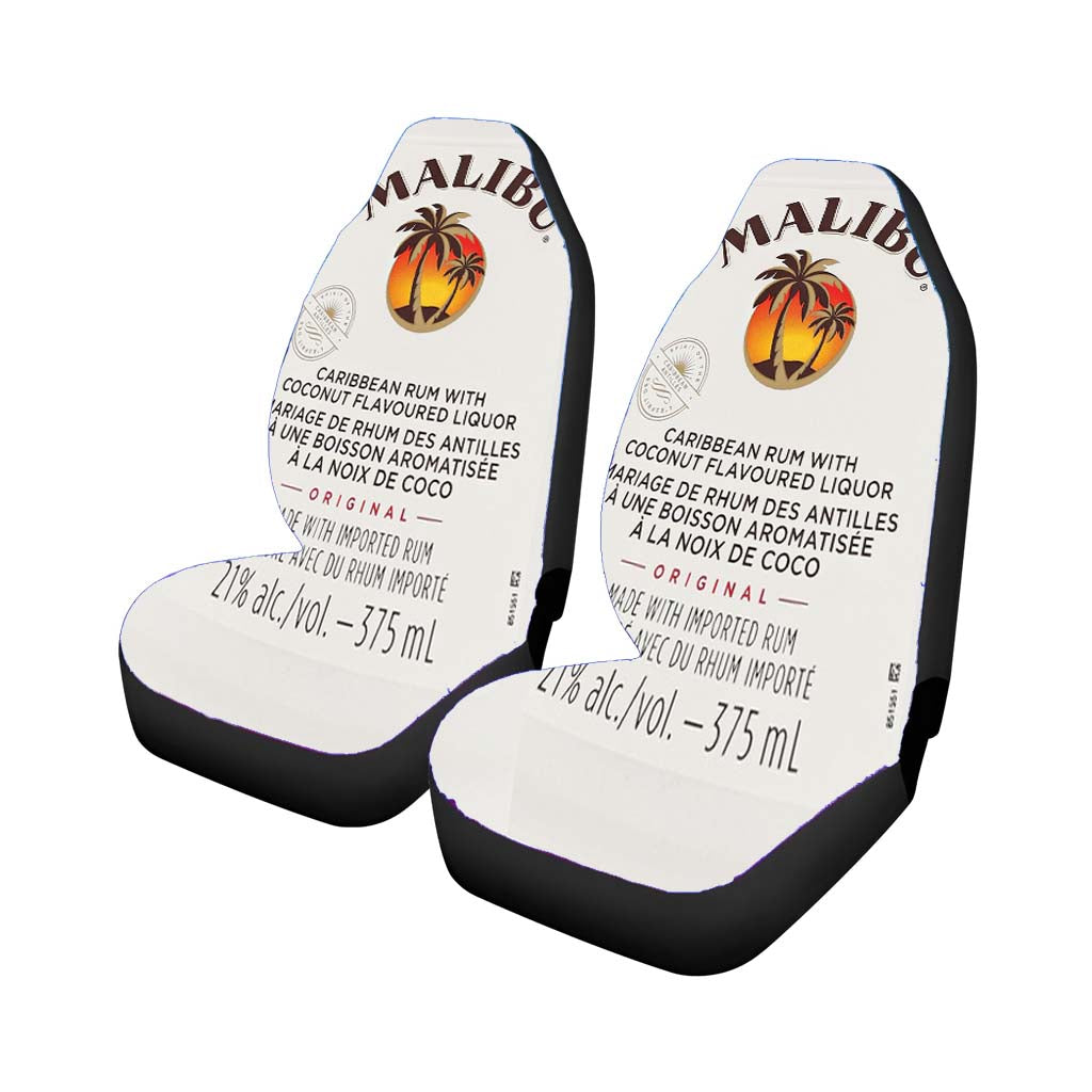Malibu White Rum Beer Bottle Car Seat Covers