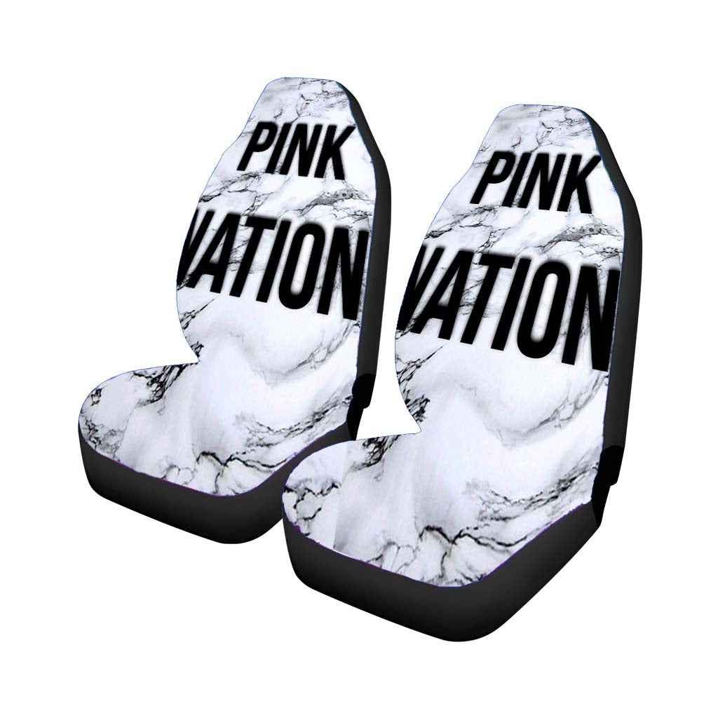 Marble Pink Nation Car Seat Covers