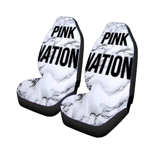 Marble Pink Nation Car Seat Covers