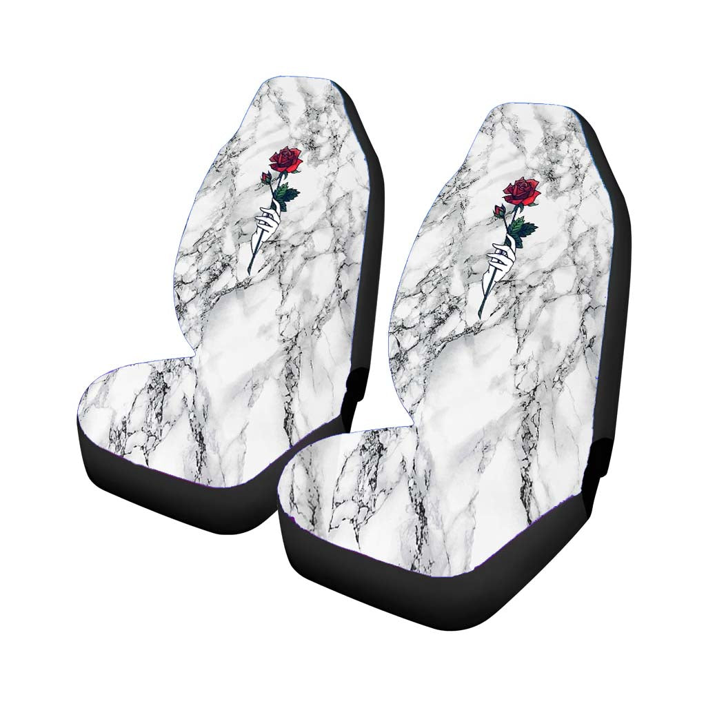 Marble Roses Car Seat Covers