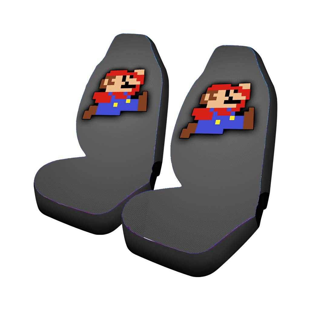 Mario Cap Mustache Car Seat Covers