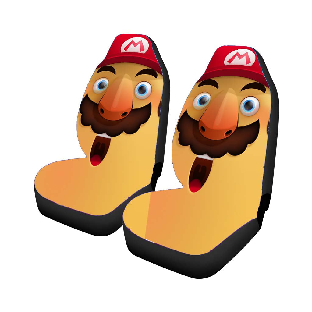 Mario Face Car Seat Covers