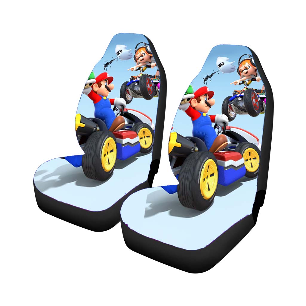 Mario Kart 8 Vs Splatoon Car Seat Covers