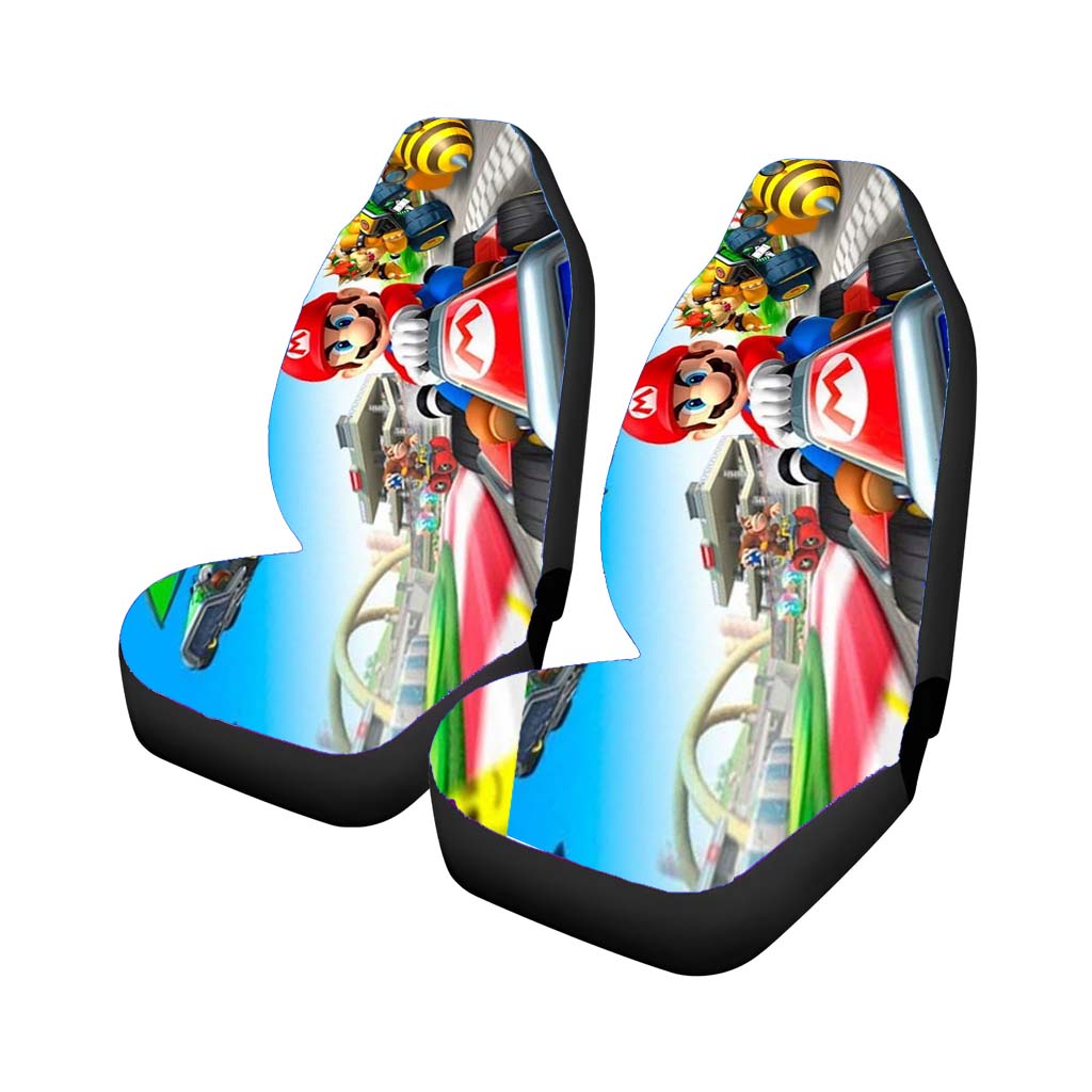 Mario Kart Tour Race Car Seat Covers