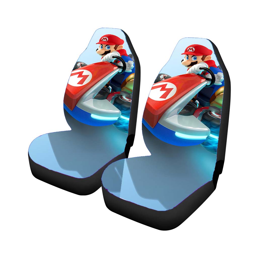 Mario Racing Car Car Seat Covers