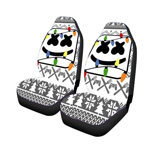 Marshmello Christmas Car Seat Covers