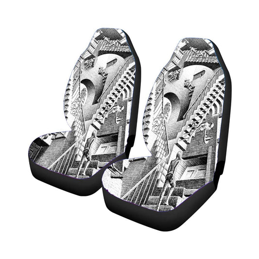 Maurits Cornelis Escher Staircases Car Seat Covers