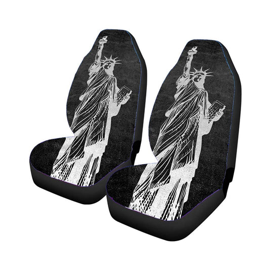 Metallic Statue Of Liberty, Freedom Car Seat Covers