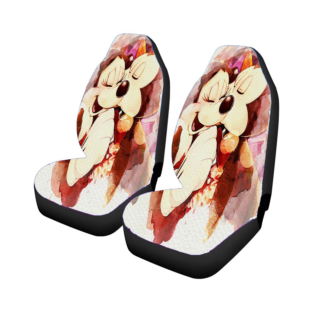 Mickey And Minnie Mouse Watercolour Car Seat Covers