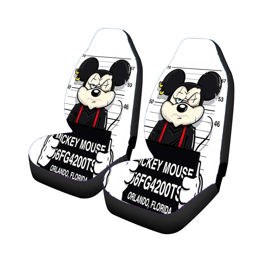 Mickey Mouse On Jail Car Seat Covers