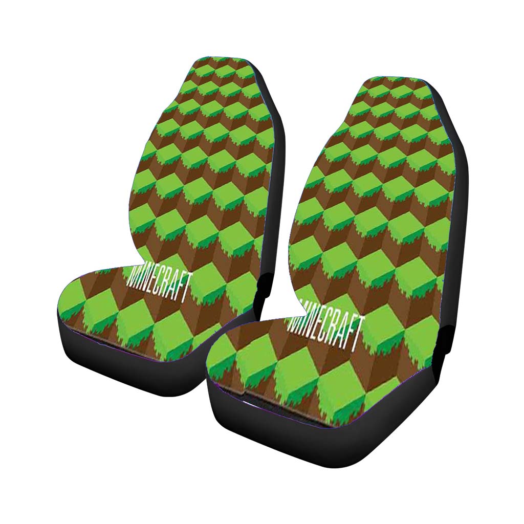 Minecraft Land Car Seat Covers