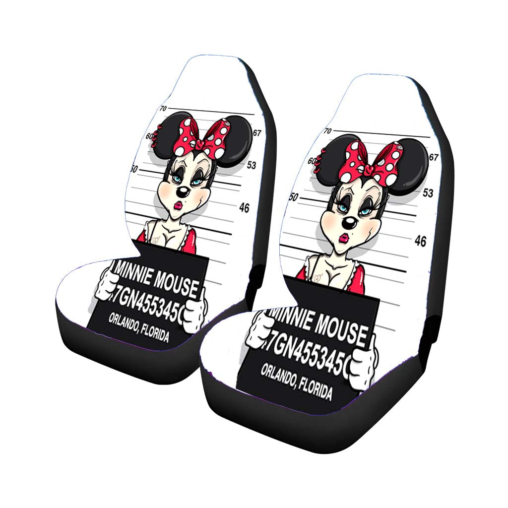Minnie Mouse On Jail Car Seat Covers
