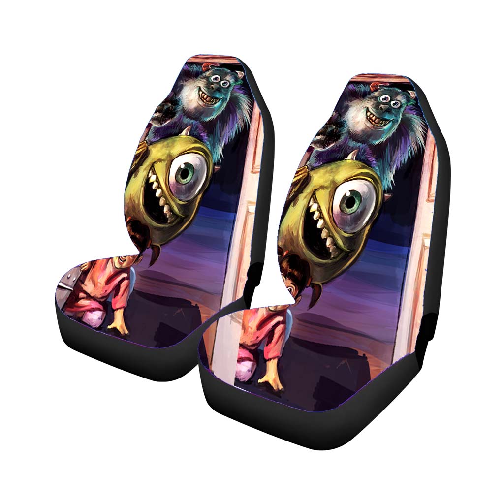 Monster Inc Door Art Car Seat Covers