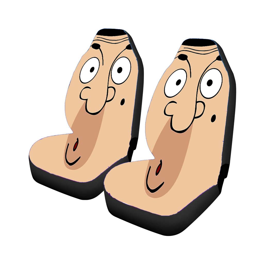 Mr Bean Funny Face Poster Car Seat Covers