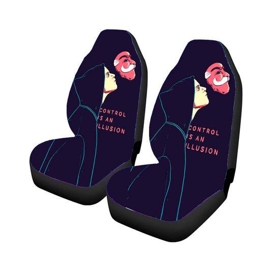 Mr Robot Mask Illusion Car Seat Covers