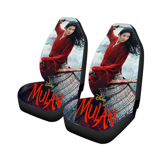 Mulan Action Movie Poster Car Seat Covers