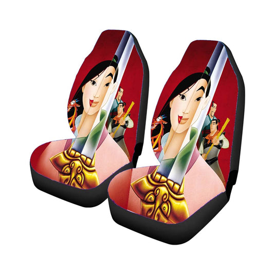 Mulan Movie Poster 1998 Animated Movie Car Seat Covers