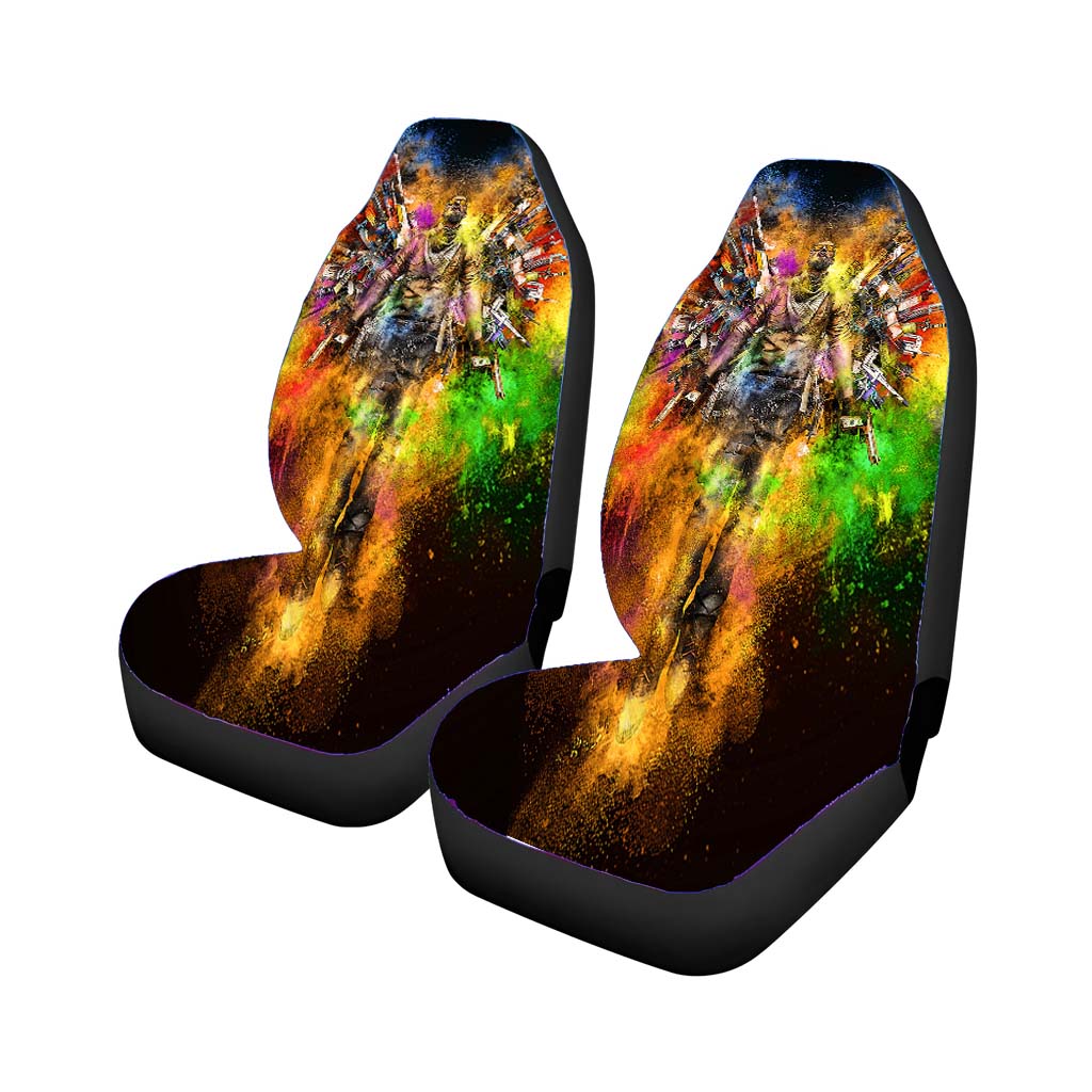 Multicolor Splat Counter Strike All Gun Car Seat Covers