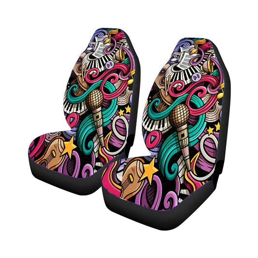 Music Doodles Car Seat Covers