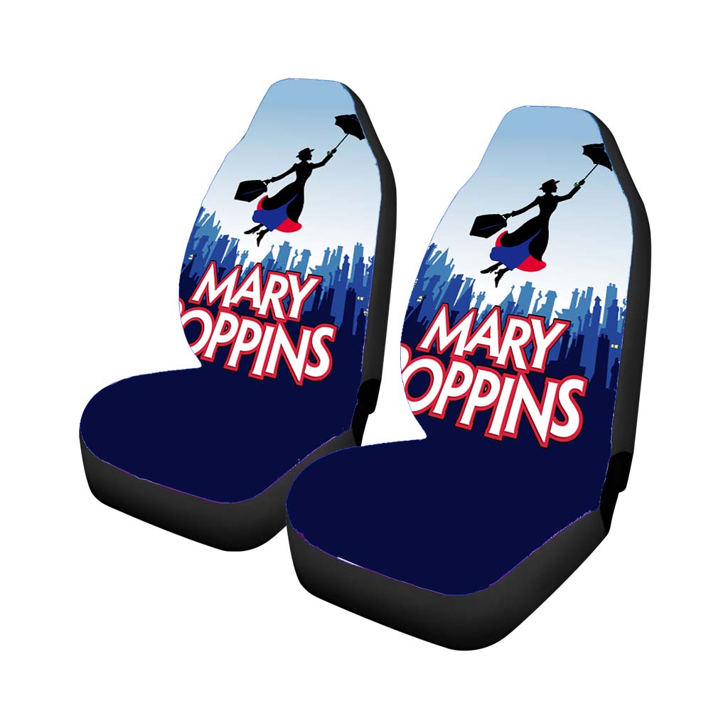Musical Mary Poppins London Silhouette Car Seat Covers