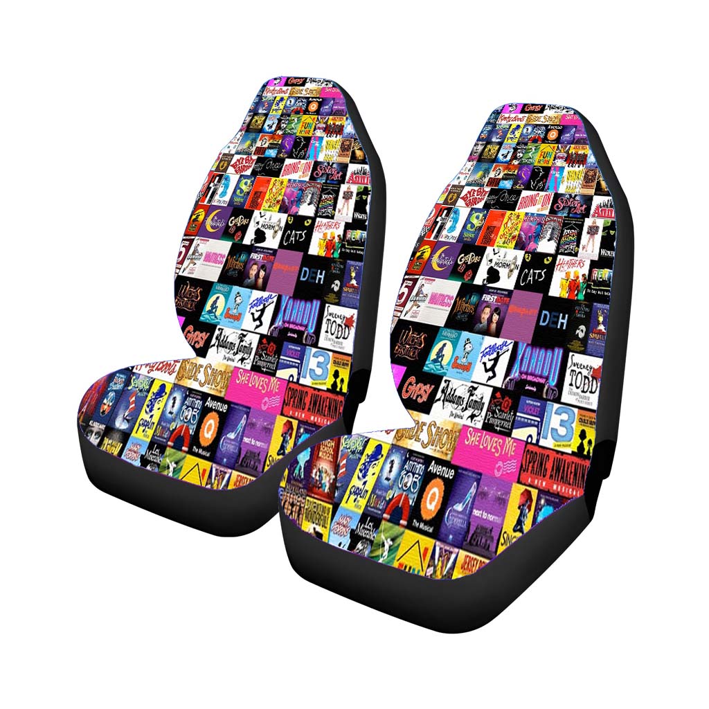 Musicals Cover Collage Canvas Car Seat Covers