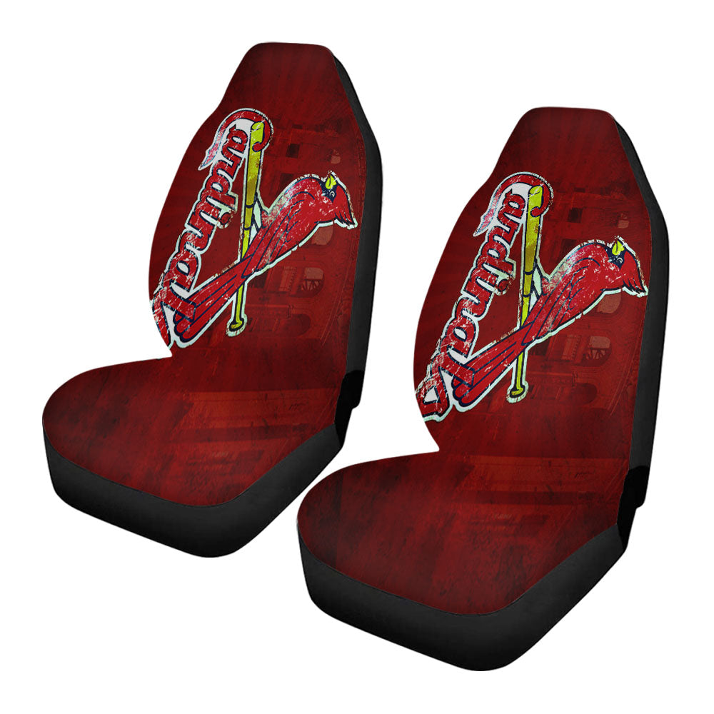 St Louis Cardinals Red Logo Car Seat Covers