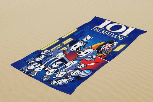 101 Dalmatians Cartoon Animation Bath Towel Beach Towels