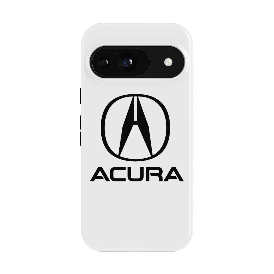 Acura Logo White Google Pixel 9 | 10 Pro Case
