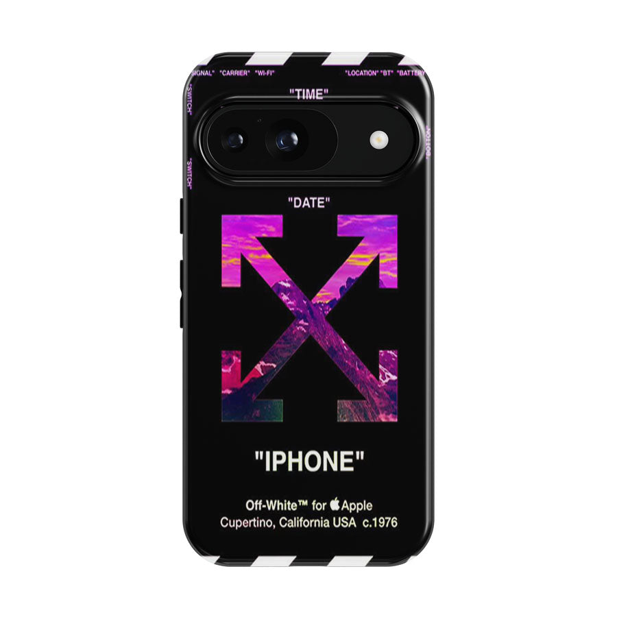 Aesthetic California Black Off White Arrow Google Pixel 9 | 10 Pro Case