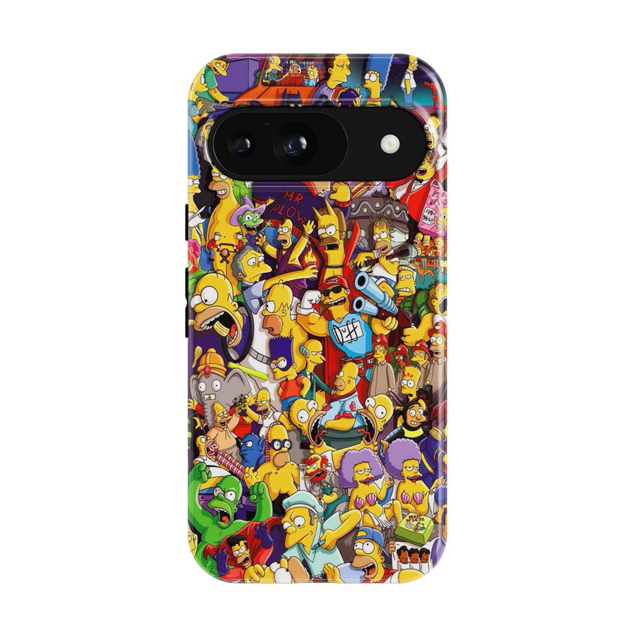 All Simpson Characters Google Pixel 9 | 10 Pro Case