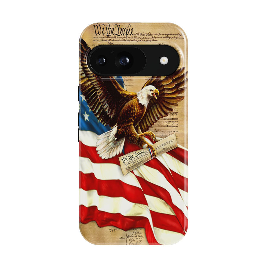 American Flag Eagle Google Pixel 9 | 10 Pro Case
