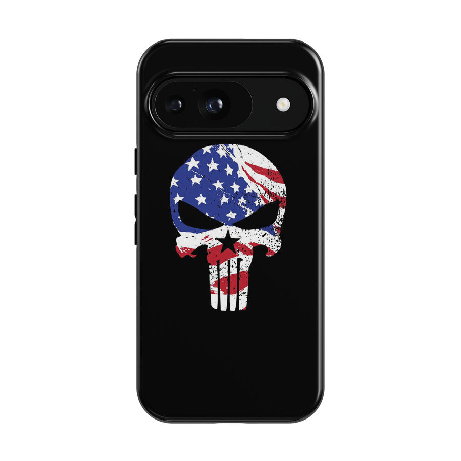 American The Punisher Flag Texture Google Pixel 9 | 10 Pro Case