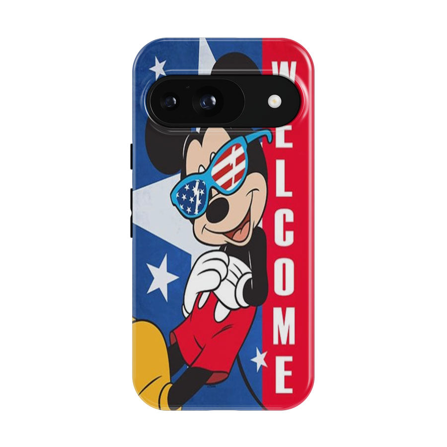 Americana Mickey Mouse Welcome Google Pixel 9 | 10 Pro Case