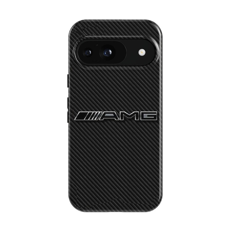 Amg Mercedes Benz Logo Carbon Google Pixel 9 | 10 Pro Case