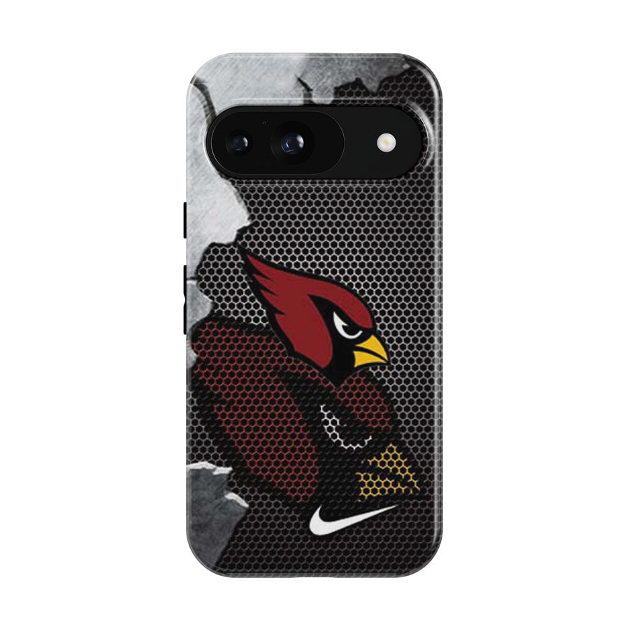 Arizona Cardinals Broken Mesh Google Pixel 9 | 10 Pro Case