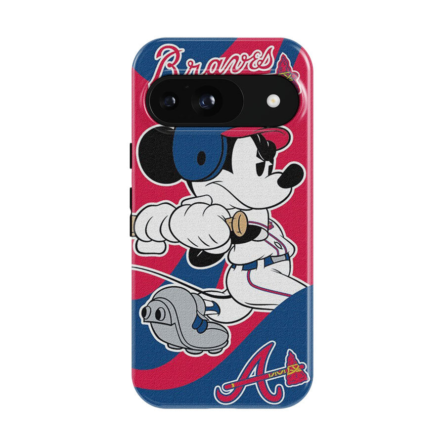 Atlanta Braves Disney Mickey Mouse Google Pixel 9 | 10 Pro Case