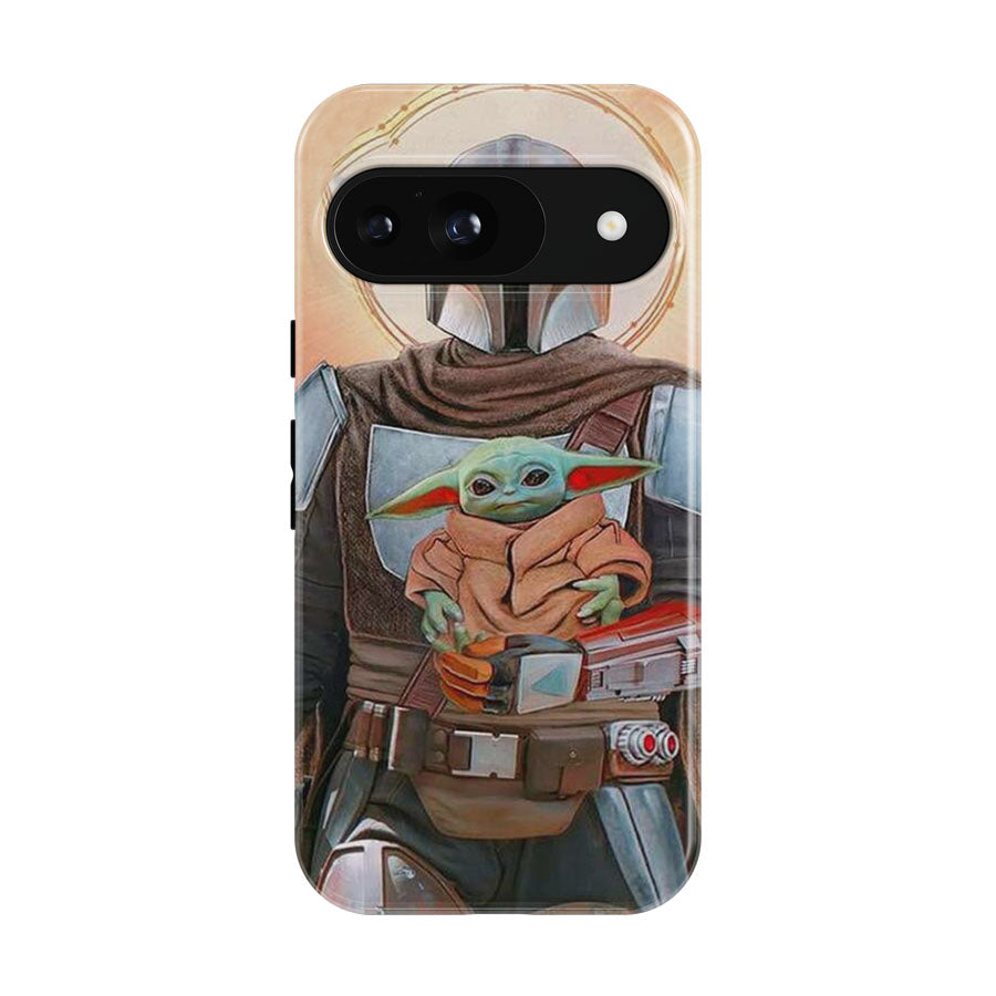 Baby Yoda And The Mandalorian Star Wars Google Pixel 9 | 10 Pro Case